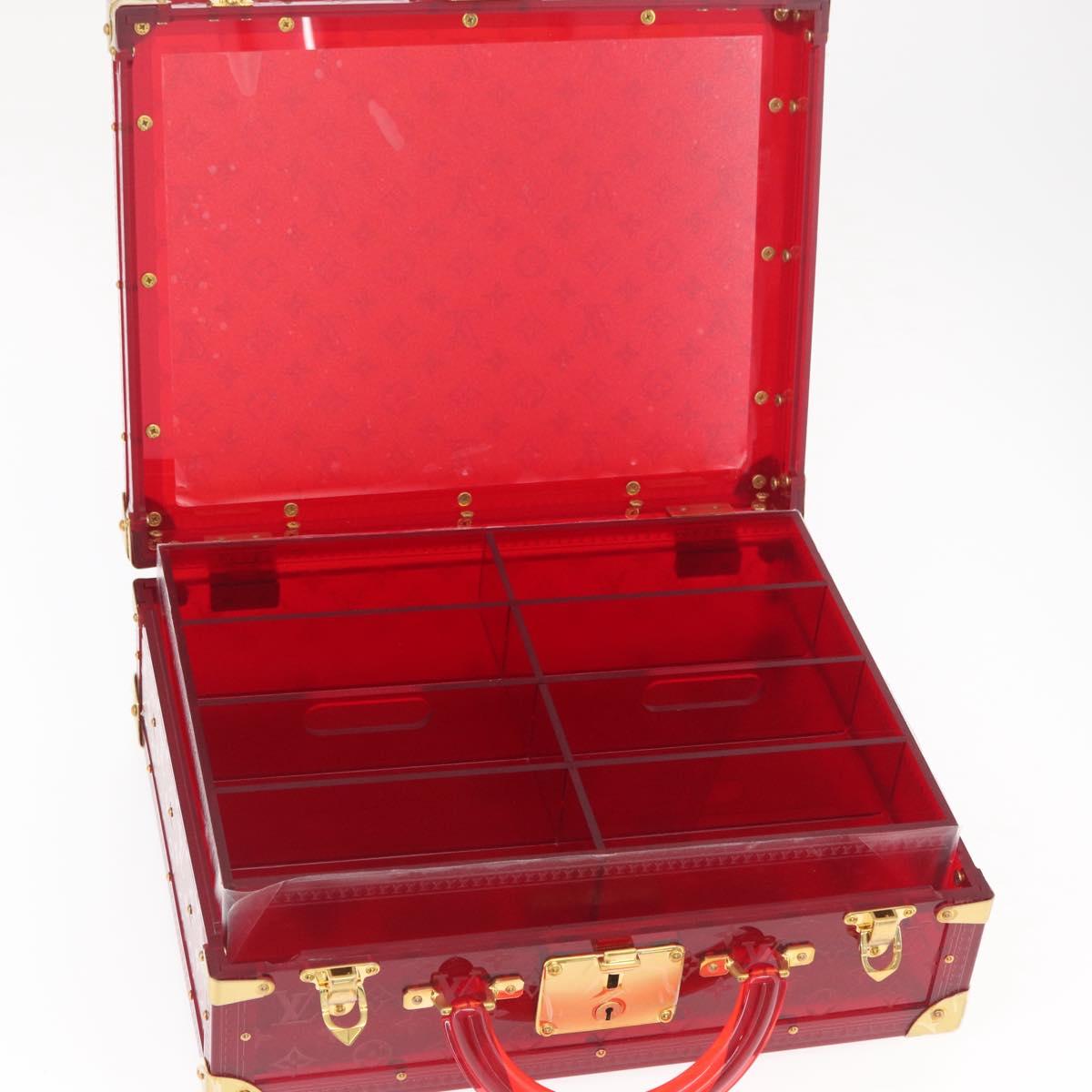 LOUIS VUITTON Monogram See Through Cotoville 40 Trunk Glass M13182 Auth 167157SM