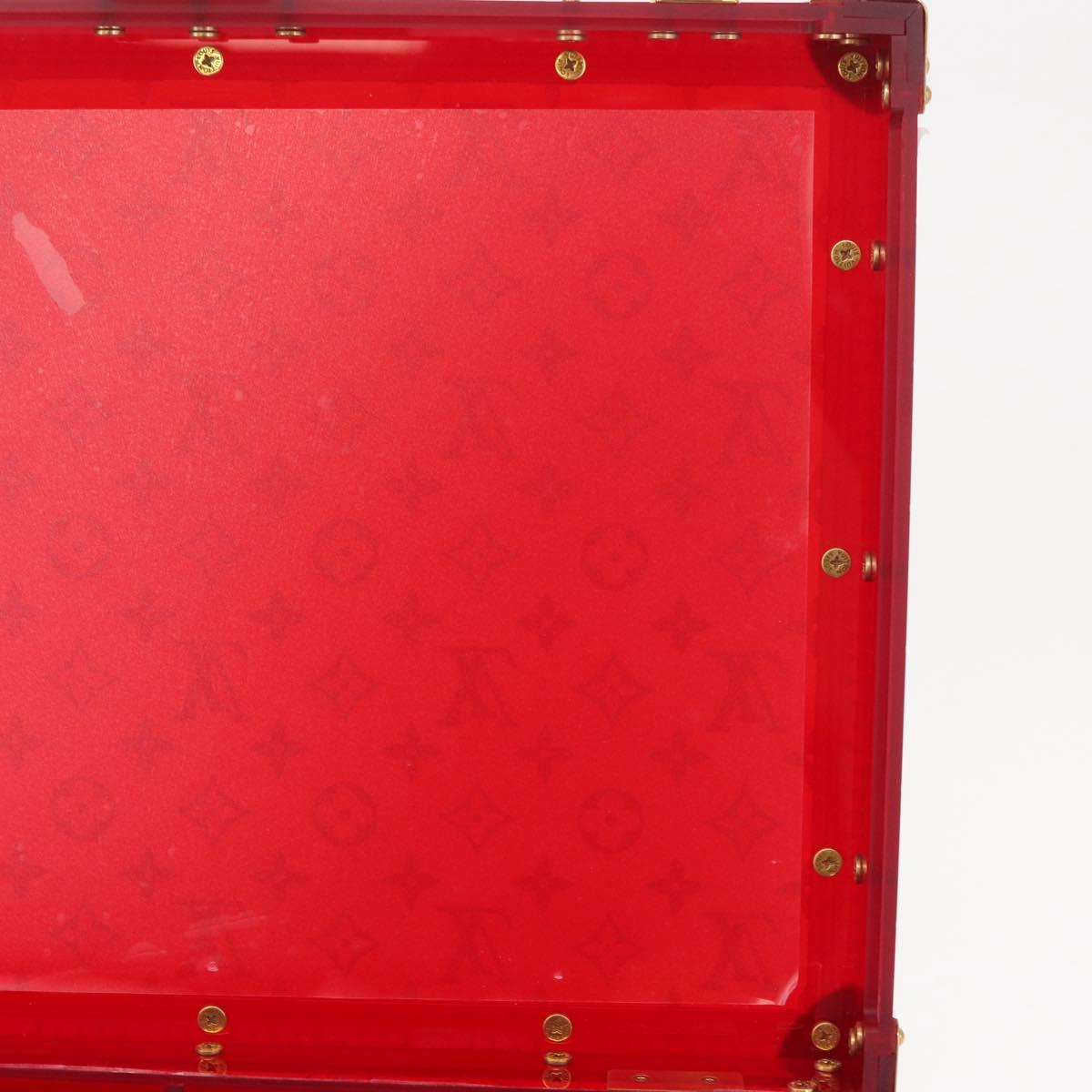 LOUIS VUITTON Monogram See Through Cotoville 40 Trunk Glass M13182 Auth 167157SM