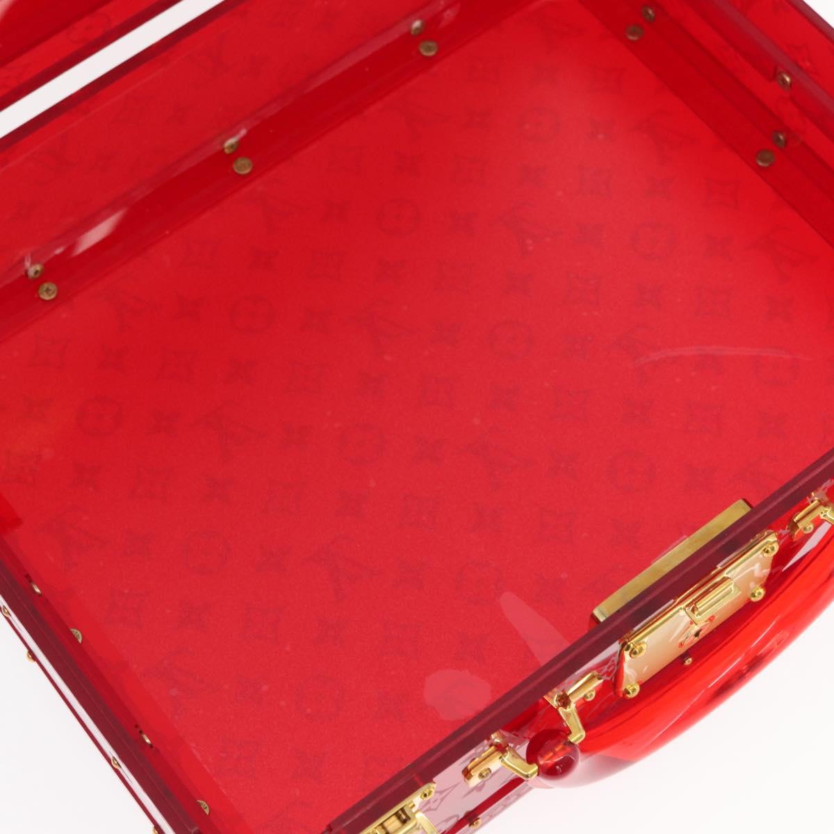 LOUIS VUITTON Monogram See Through Cotoville 40 Trunk Glass M13182 Auth 167157SM