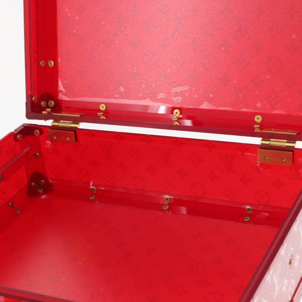LOUIS VUITTON Monogram See Through Cotoville 40 Trunk Glass M13182 Auth 167157SM