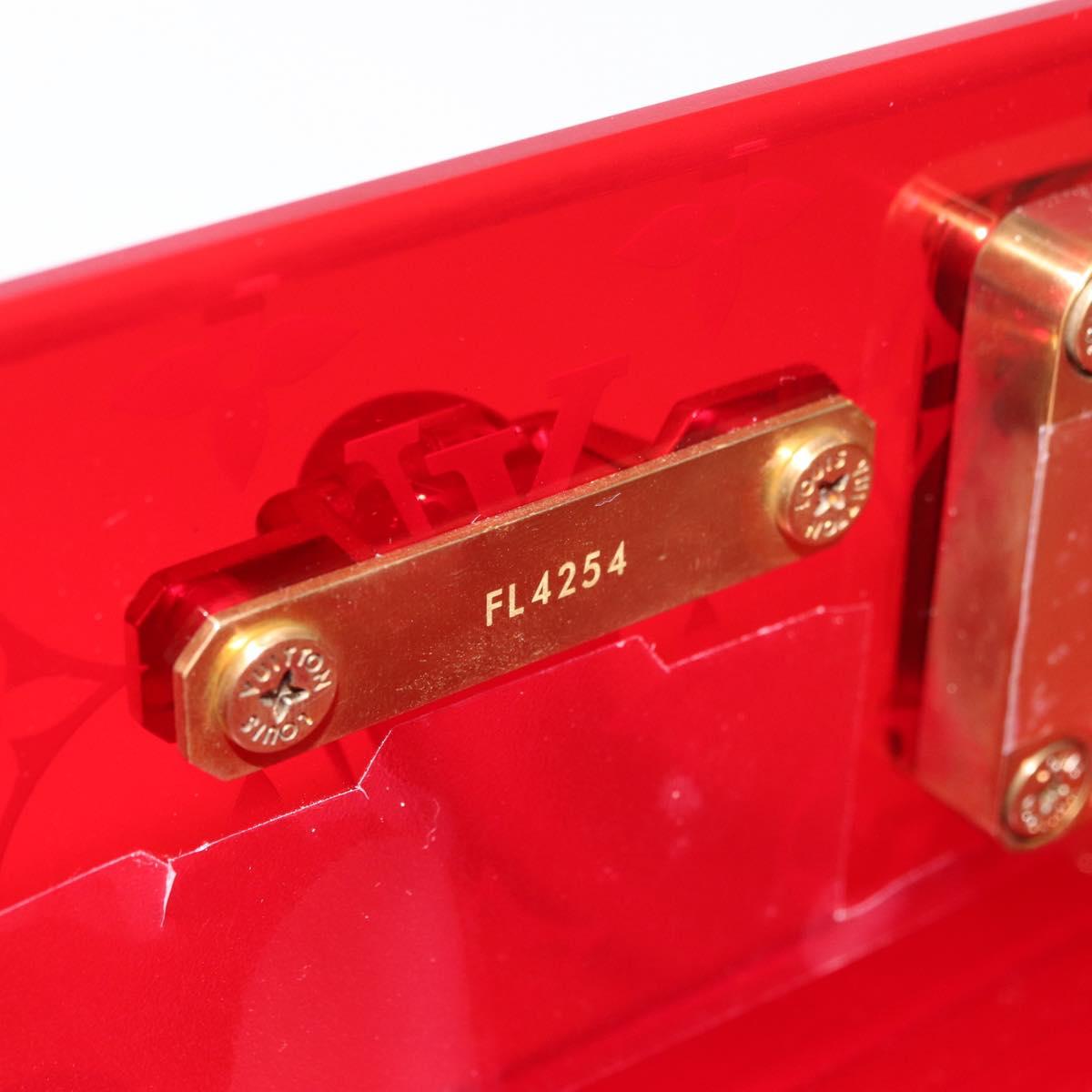 LOUIS VUITTON Monogram See Through Cotoville 40 Trunk Glass M13182 Auth 167157SM