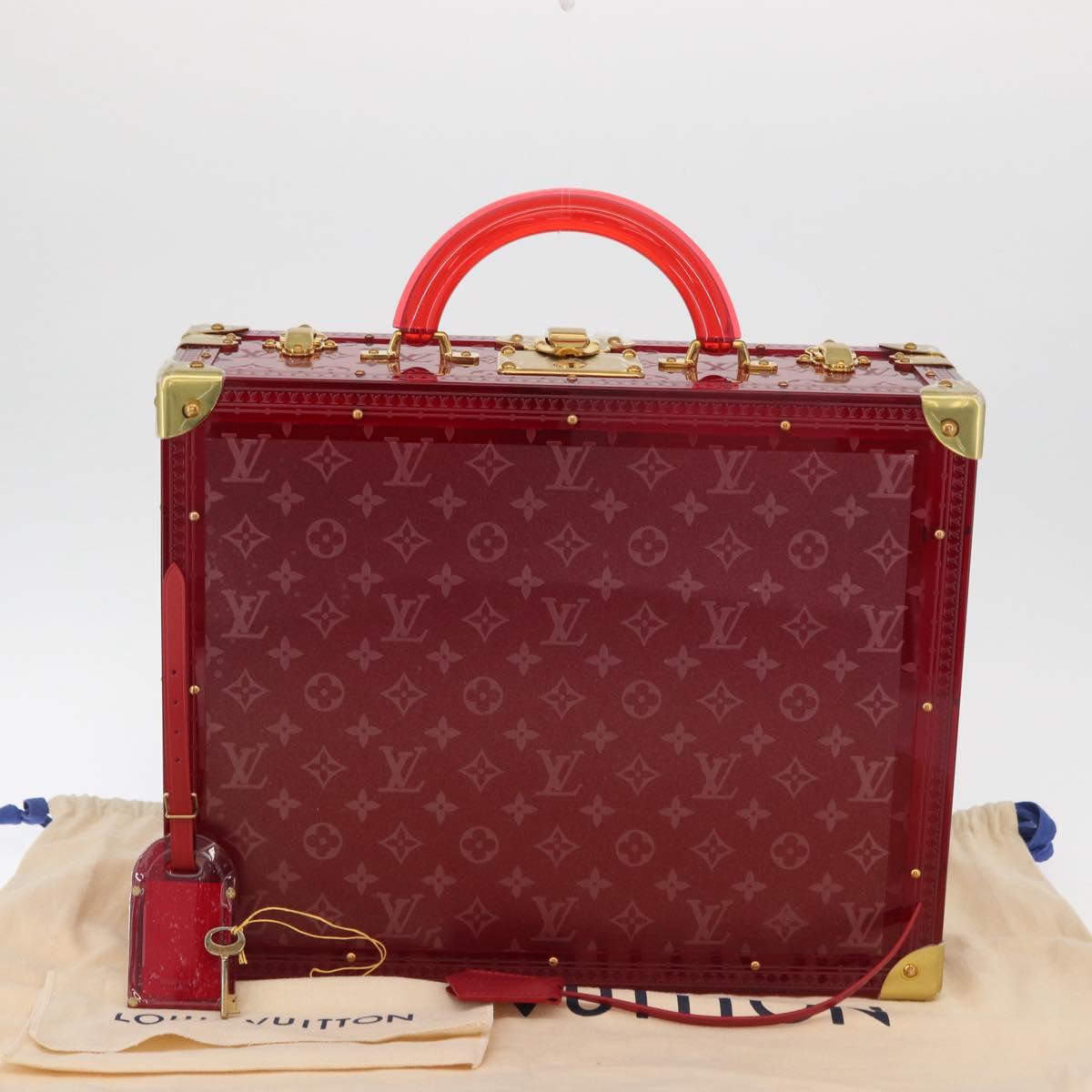 LOUIS VUITTON Monogram See Through Cotoville 40 Trunk Glass M13182 Auth 167157SM