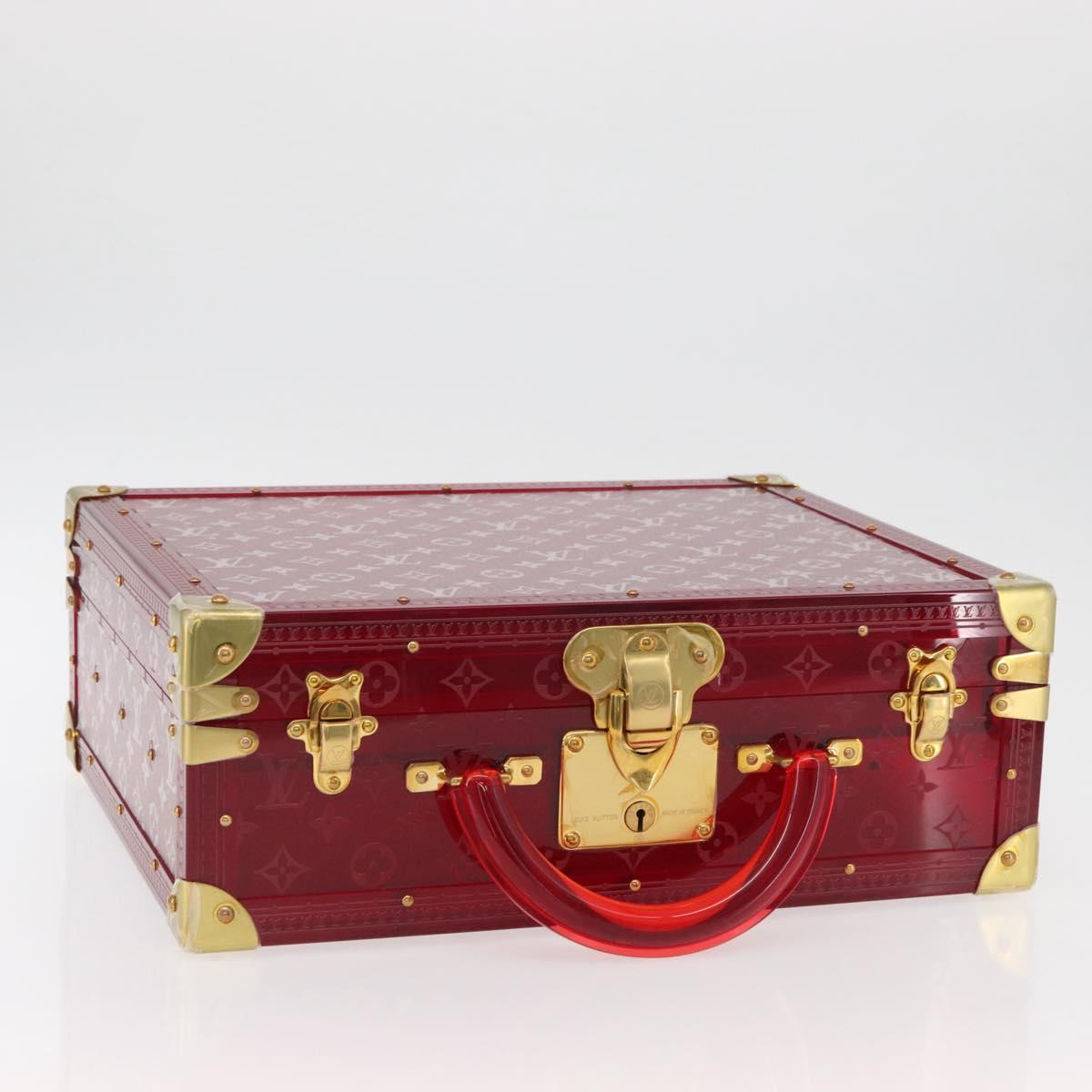 LOUIS VUITTON Monogram See Through Cotoville 40 Trunk Glass M13182 Auth 167157SM