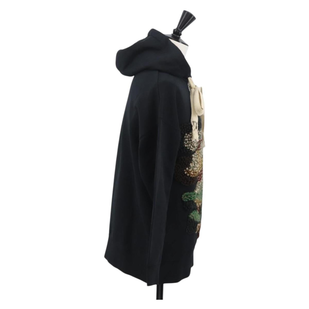 LOEWE Ã Studio Ghibli Hoodie My Neighbor Totoro Cotton S Black Auth 167162SM