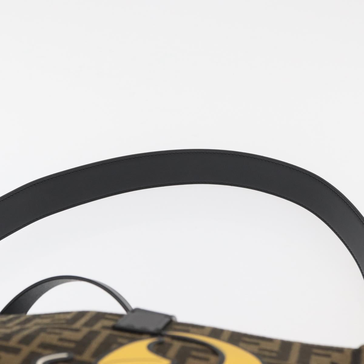 FENDI x FRGMT x POKÉMON Zucca Canvas Dragonfly Bag 2way Black Auth 167165SAM