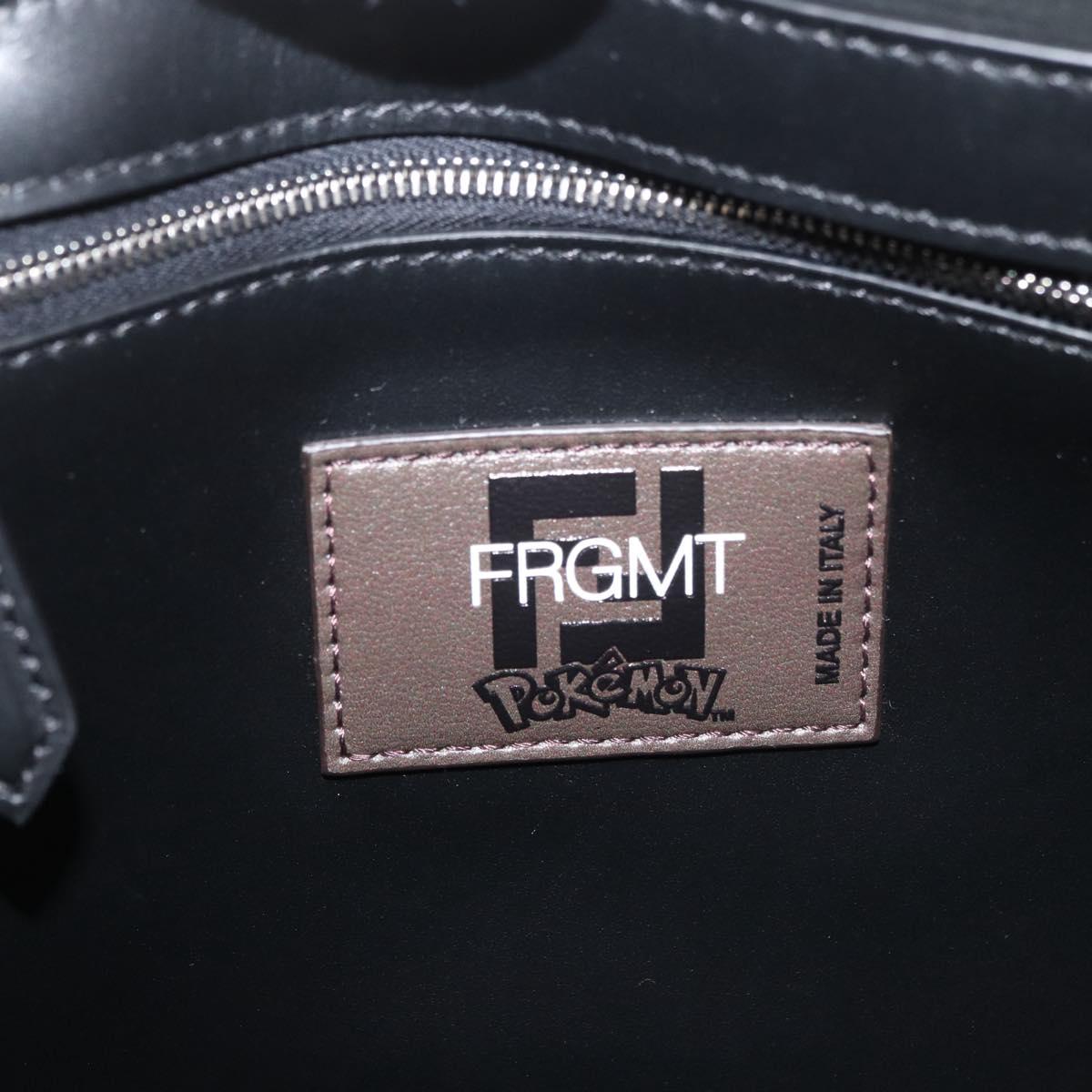 FENDI x FRGMT x POKÉMON Zucca Canvas Dragonfly Bag 2way Black Auth 167165SAM
