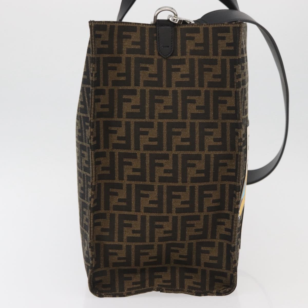 FENDI x FRGMT x POKÉMON Zucca Canvas Dragonfly Bag 2way Black Auth 167165SAM