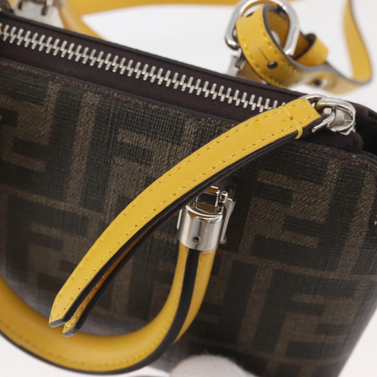 FENDI x FRGMT x POKÉMON Zucca Canvas Dragonite Bag 2way Black Auth 167166SM