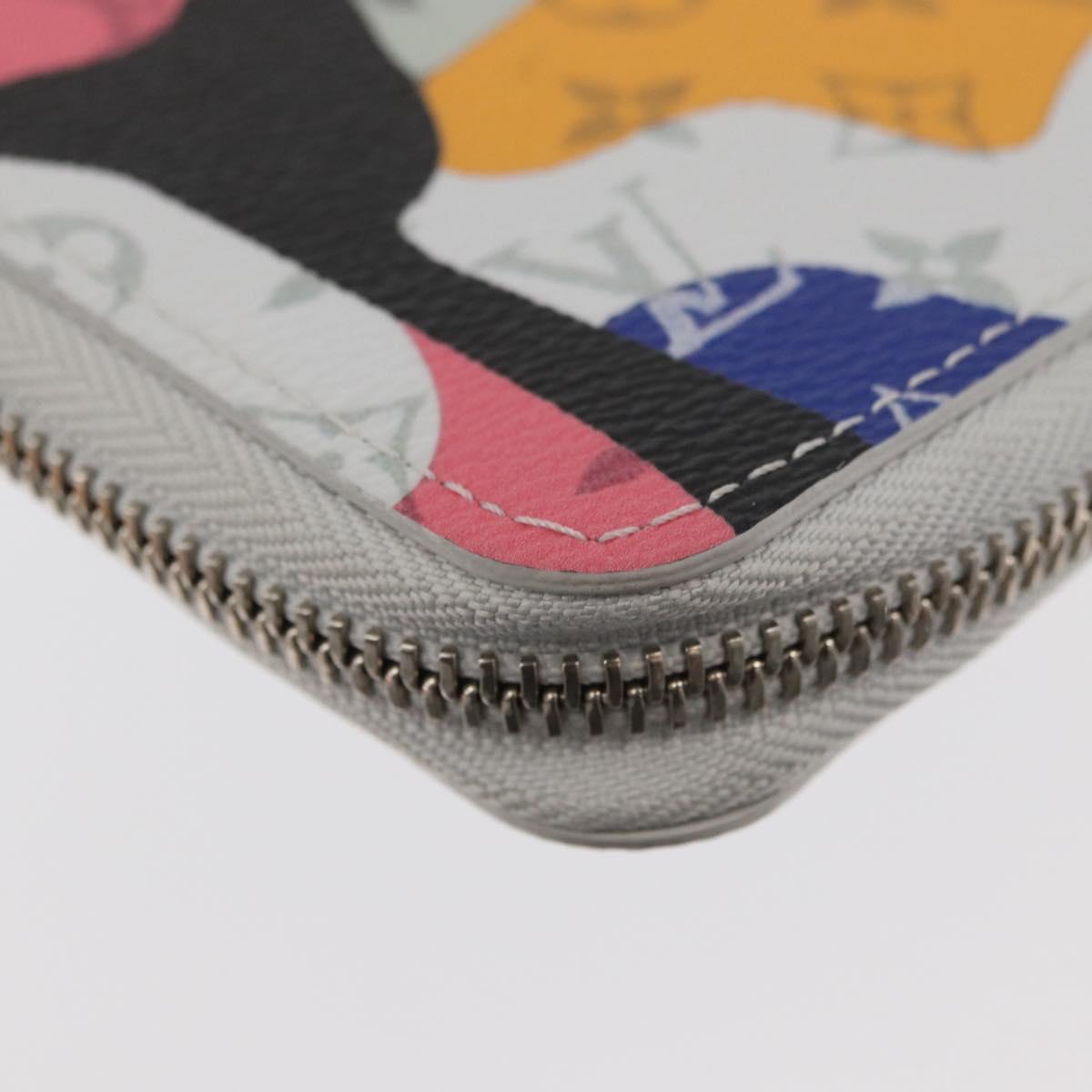 LOUIS VUITTON Monogram LV Portrait Zippy Wallet Vertical M82590 LV Auth 167169SM