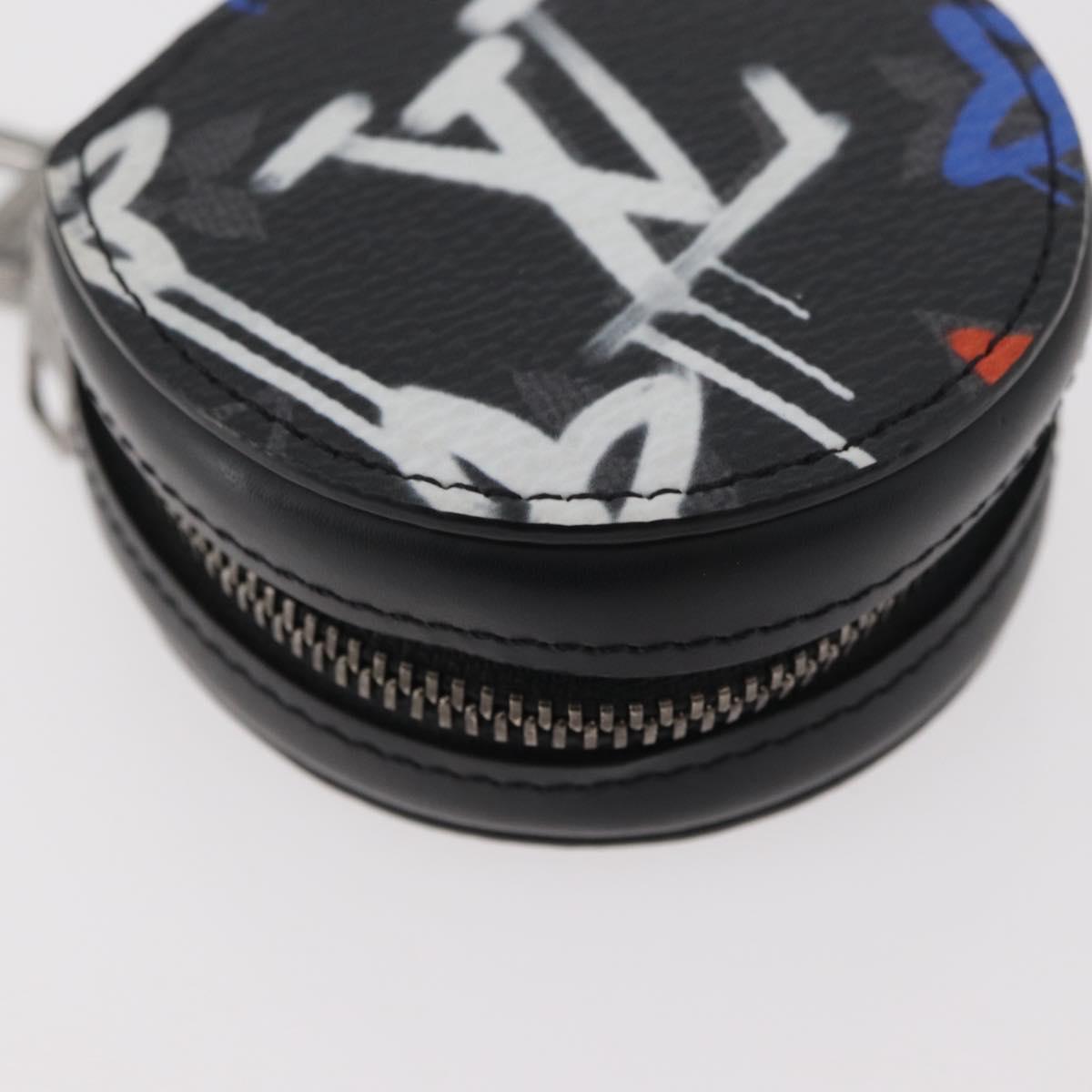 LOUIS VUITTON Monogram Eclipse Etui Earphones Earphone Case GI0844 Auth 167170M