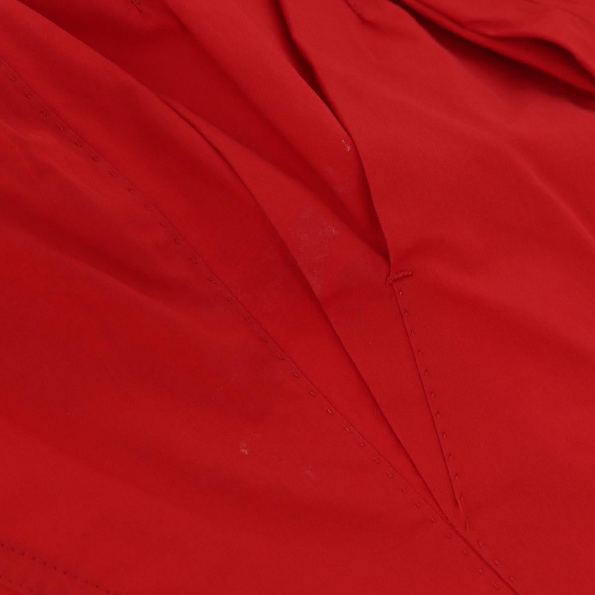 LOUIS VUITTON One Piece Cotton Red LV Auth 167171A