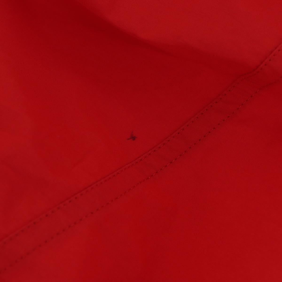 LOUIS VUITTON One Piece Cotton Red LV Auth 167171A