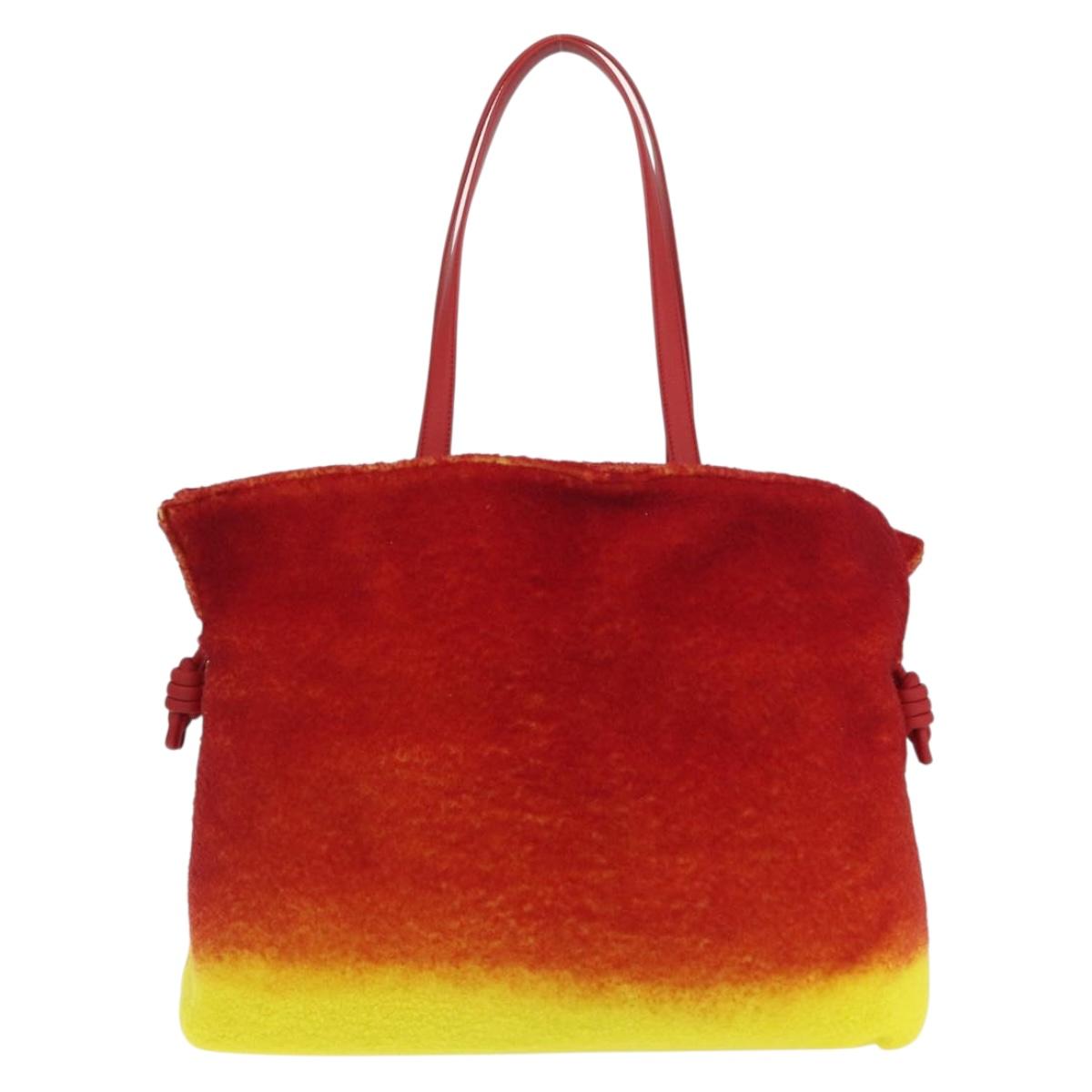 LOEWE Ã Studio Ghibli Howl's Moving Castle Flamenco Clutch XL Red Auth 167173SM