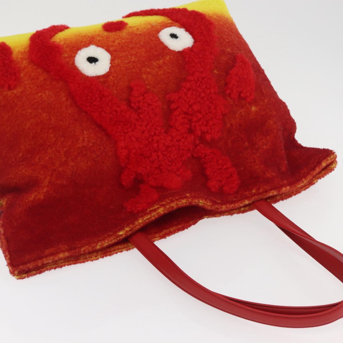 LOEWE Ã Studio Ghibli Howl's Moving Castle Flamenco Clutch XL Red Auth 167173SM