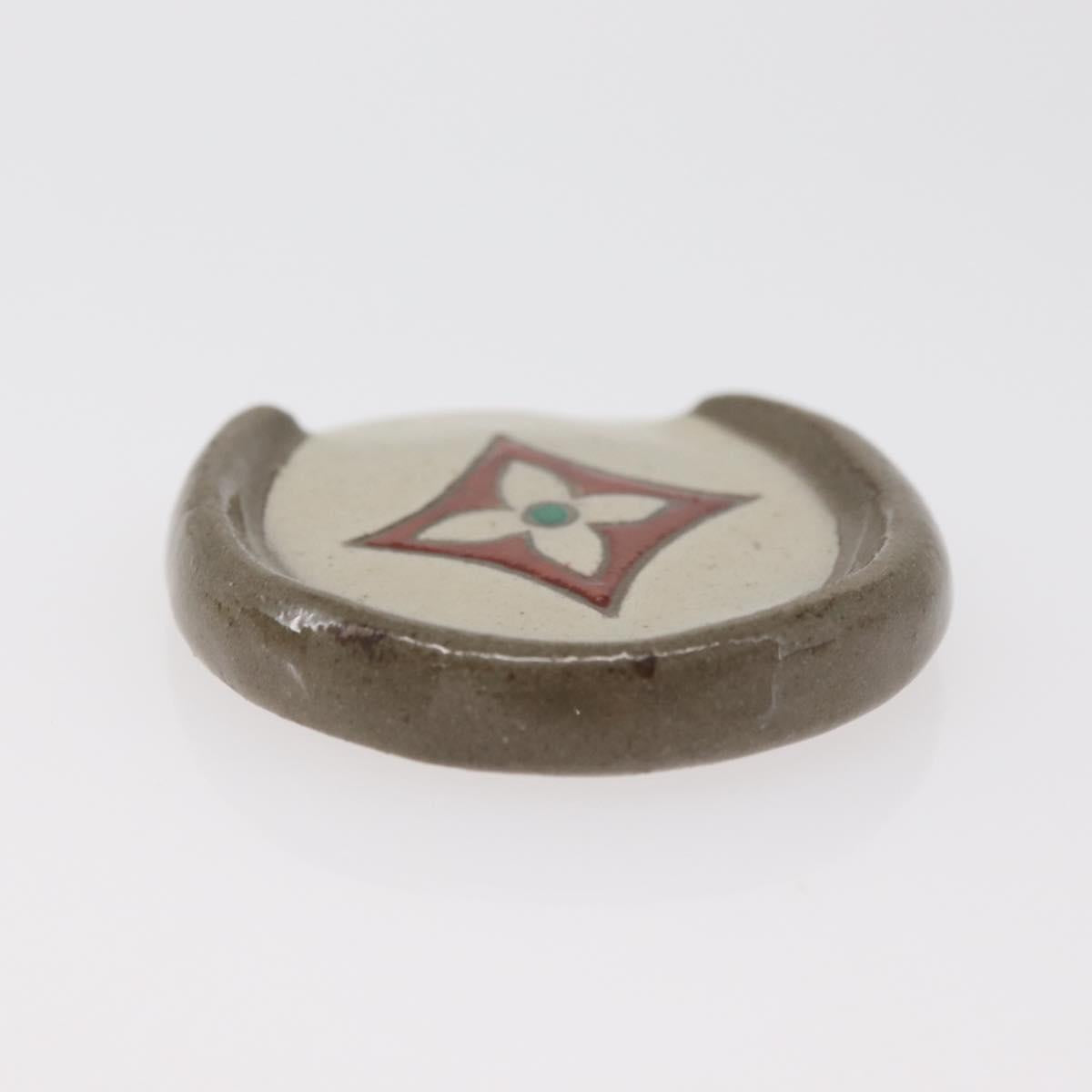 LOUIS VUITTON Yachimun Collaboration Chopstick Rest Tsuboya Ware LV Auth 167185M
