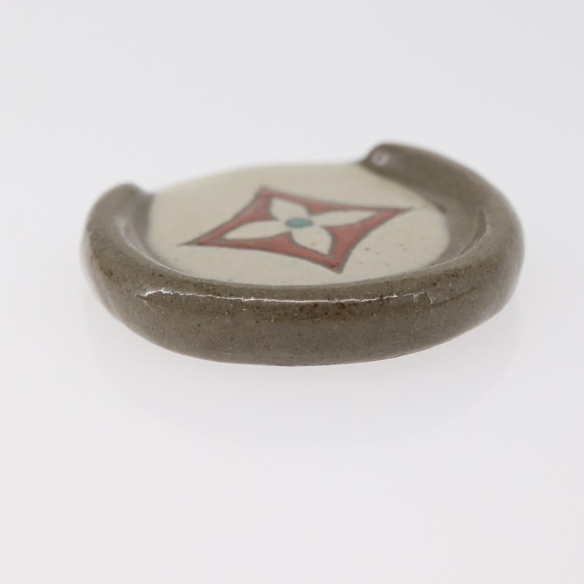 LOUIS VUITTON Yachimun Collaboration Chopstick Rest Tsuboya Ware LV Auth 167186M