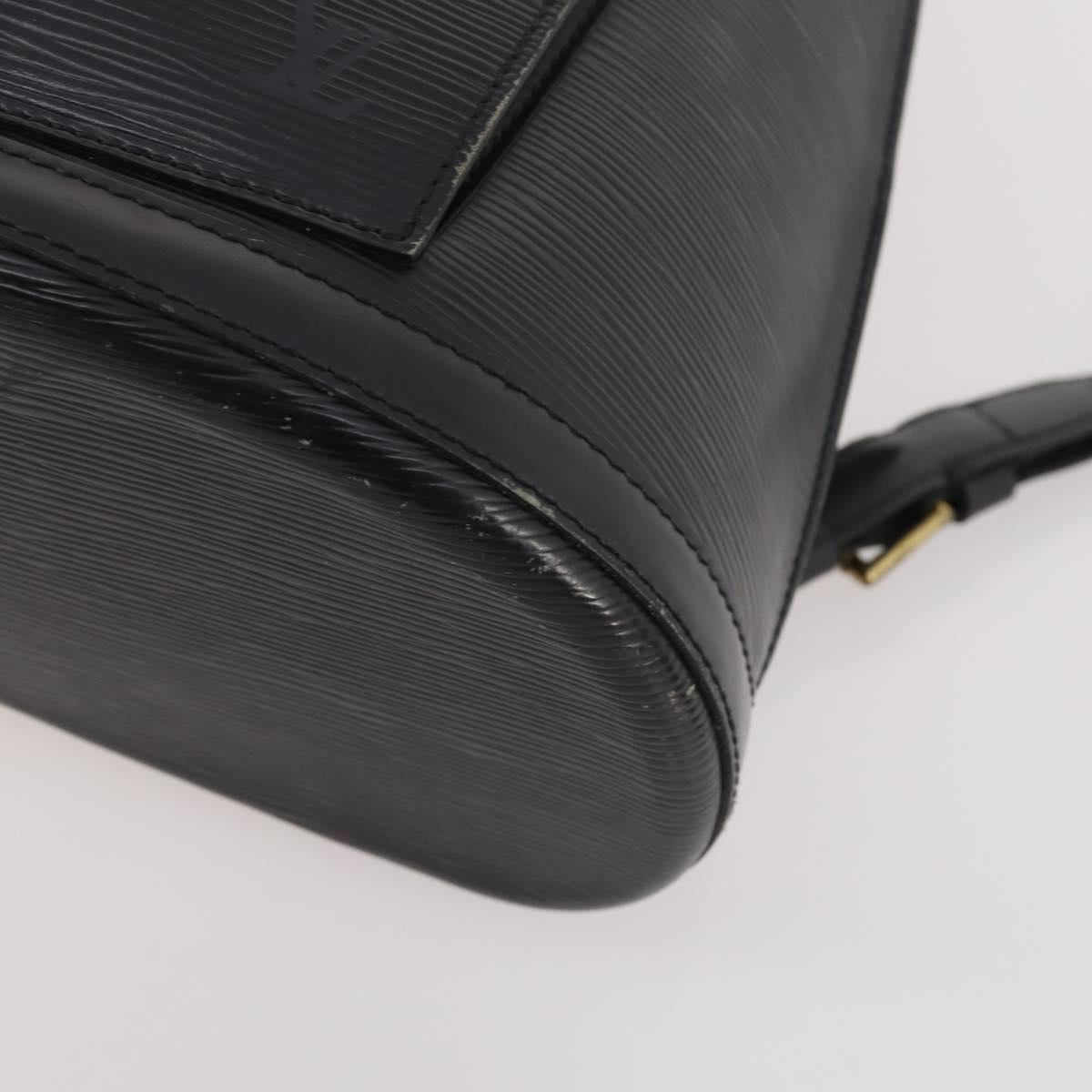 LOUIS VUITTON Epi Coblanc Shoulder Bag Black M52292 LV Auth 167203