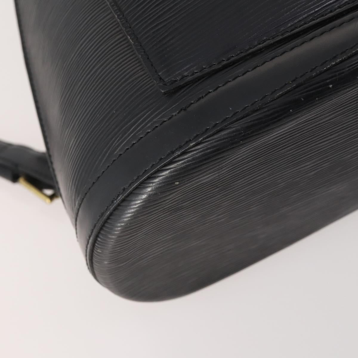 LOUIS VUITTON Epi Coblanc Shoulder Bag Black M52292 LV Auth 167203