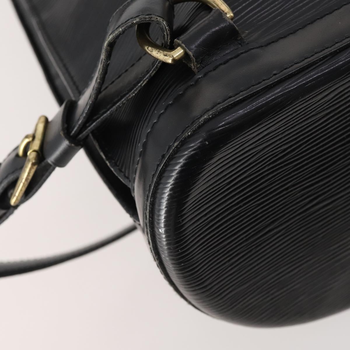 LOUIS VUITTON Epi Coblanc Shoulder Bag Black M52292 LV Auth 167203