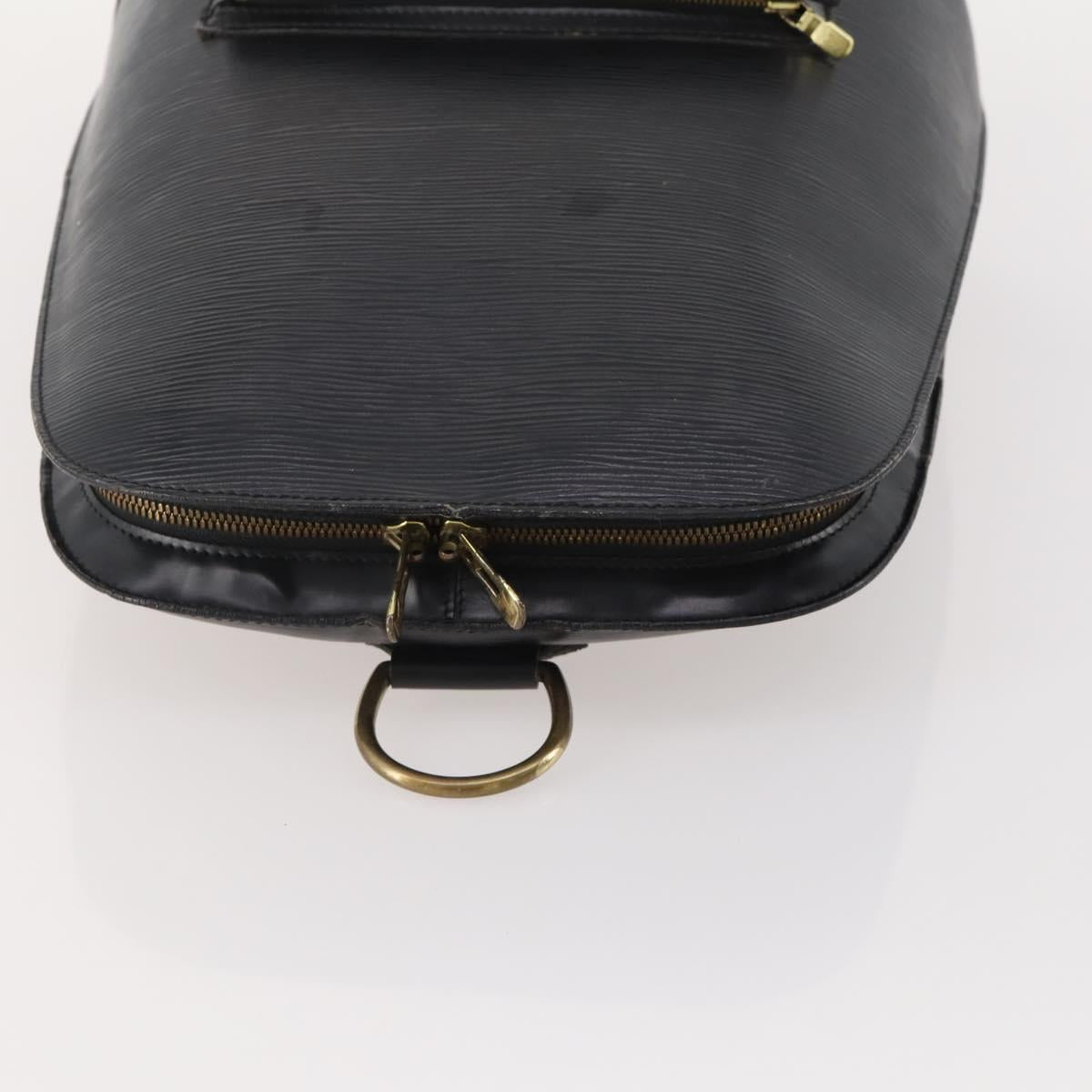 LOUIS VUITTON Epi Coblanc Shoulder Bag Black M52292 LV Auth 167203