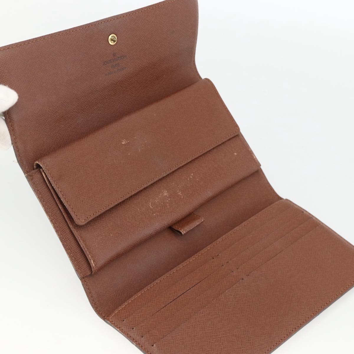 LOUIS VUITTON Monogram Portefeuille International Wallet M61217 LV Auth 167204A