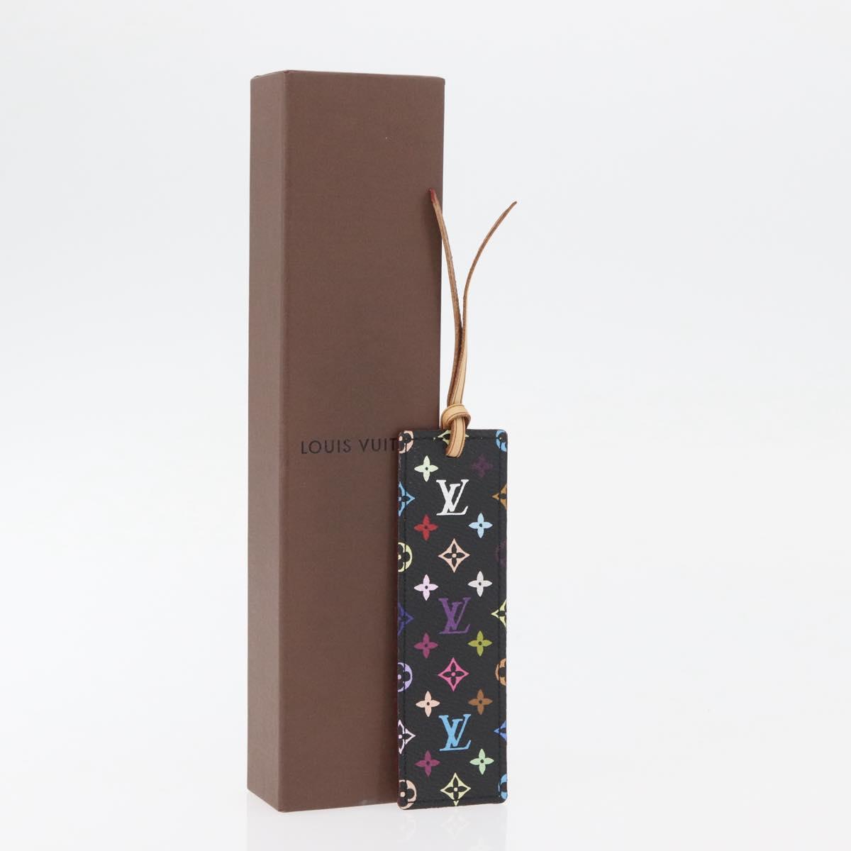 LOUIS VUITTON Multicolor Mark Page Kadu Bookmark Black M99197 LV Auth 167207M