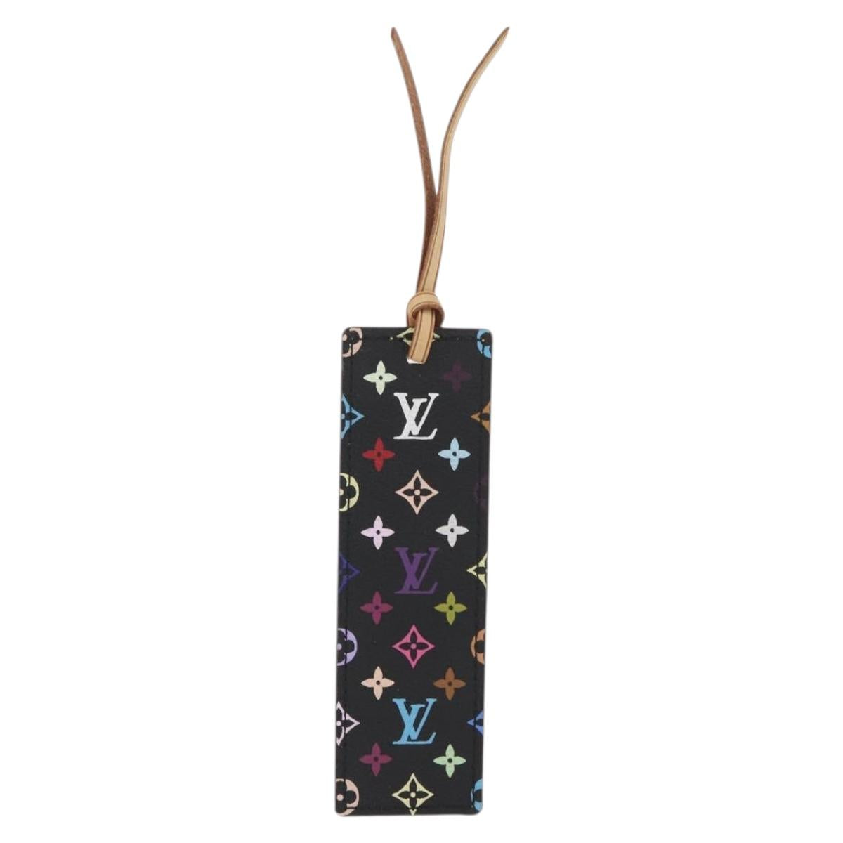 LOUIS VUITTON Multicolor Mark Page Kadu Bookmark Black M99197 LV Auth 167207M