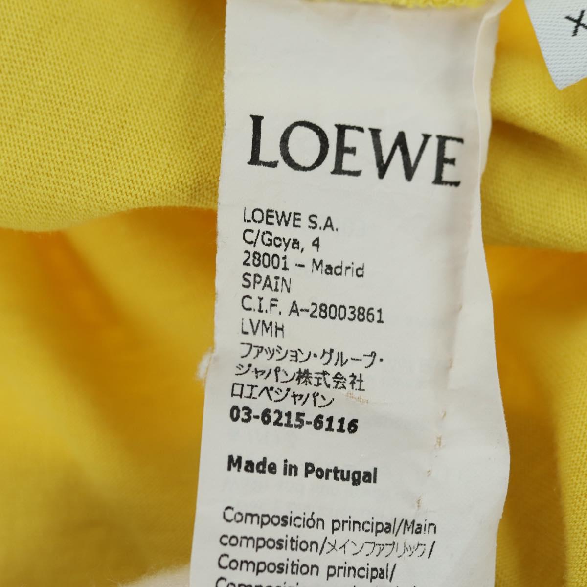 LOEWE LOEWE × Studio Ghibli Mr. Ootori T Shirt Cotton XS Yellow Auth 167239SAM