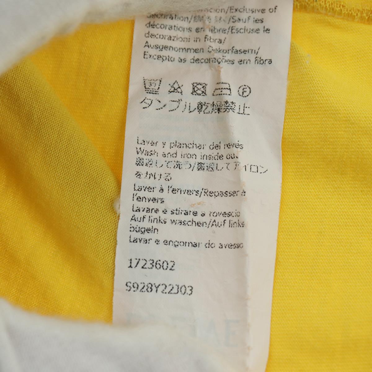 LOEWE LOEWE × Studio Ghibli Mr. Ootori T Shirt Cotton XS Yellow Auth 167239SAM
