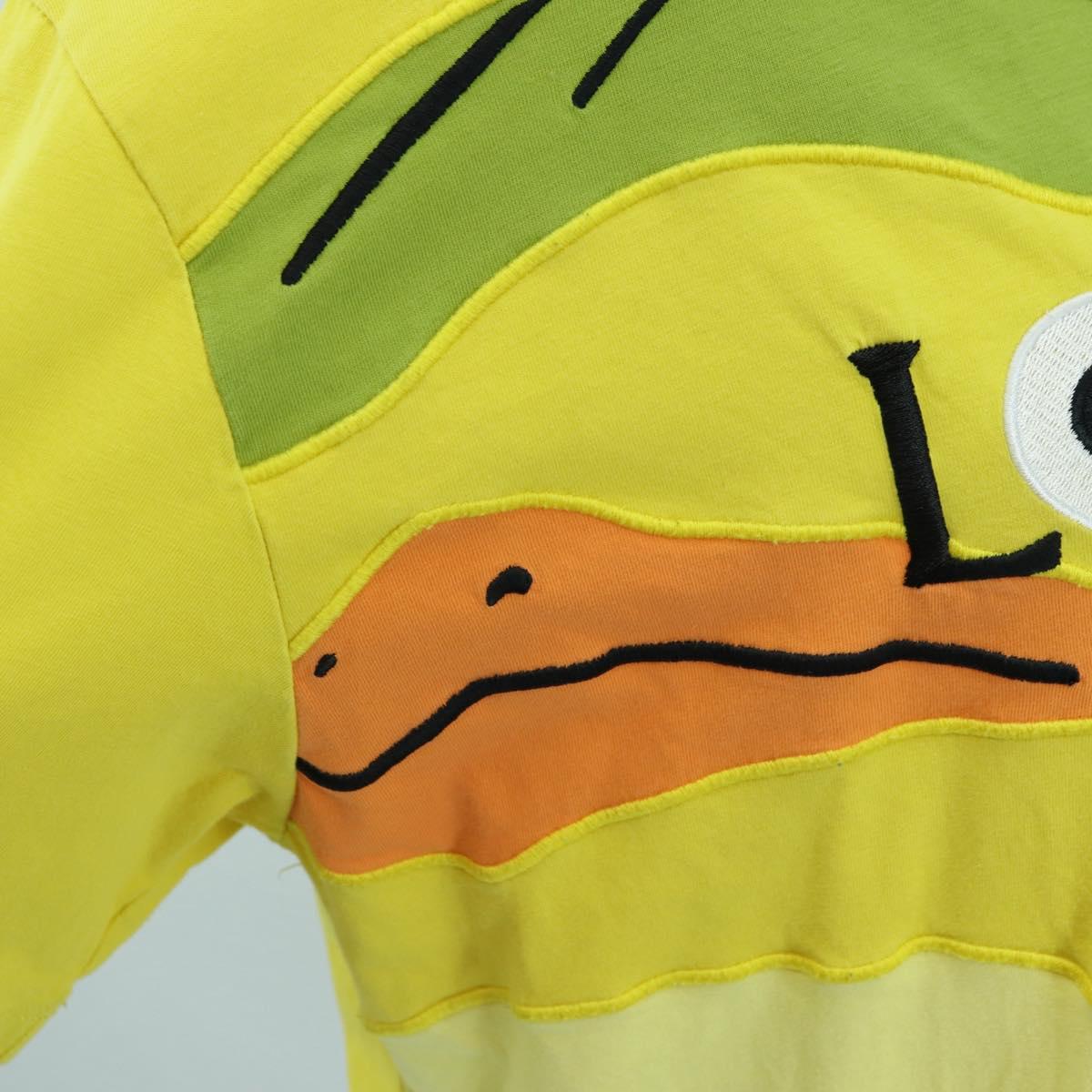 LOEWE LOEWE × Studio Ghibli Mr. Ootori T Shirt Cotton XS Yellow Auth 167239SAM