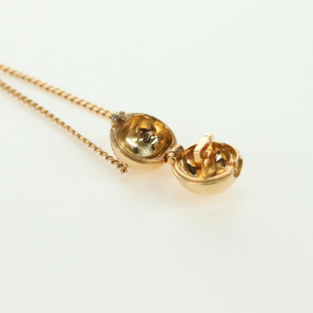 FENDI Monster Ball Necklace metal Gold Tone Auth 167240SM