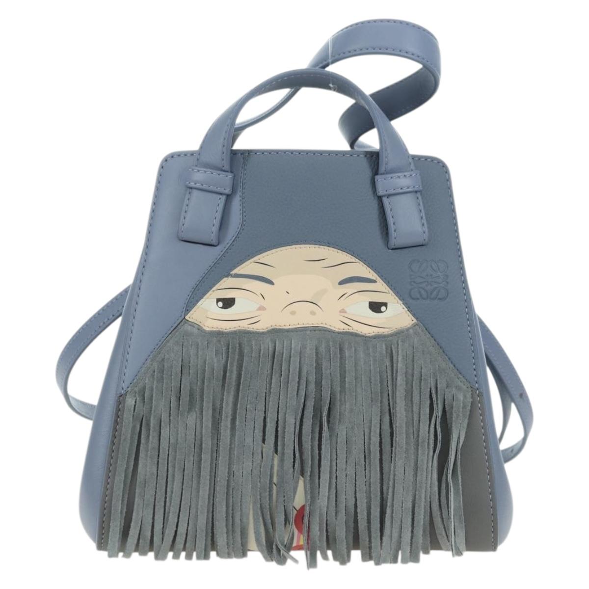 LOEWE × Ghibli Howl's Hammock Nuggets Markl Bag 2way Light Blue Auth 167241SM