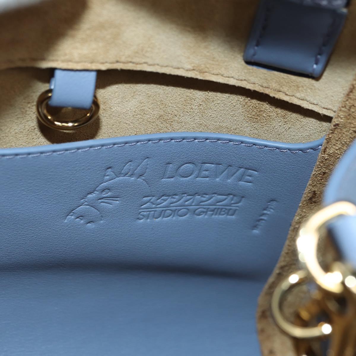LOEWE × Ghibli Howl's Hammock Nuggets Markl Bag 2way Light Blue Auth 167241SM