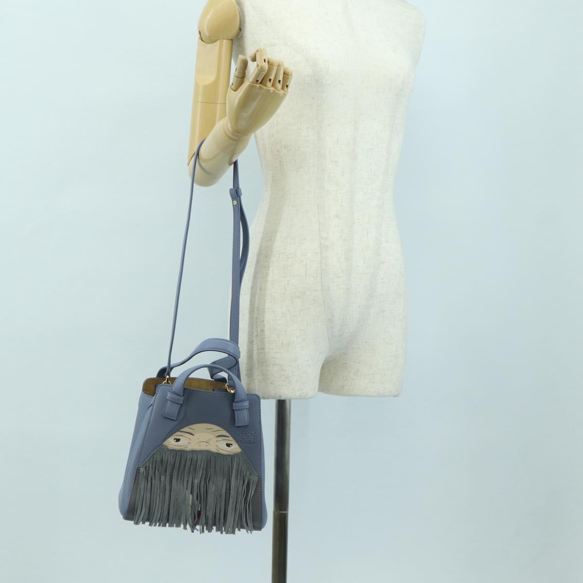 LOEWE × Ghibli Howl's Hammock Nuggets Markl Bag 2way Light Blue Auth 167241SM