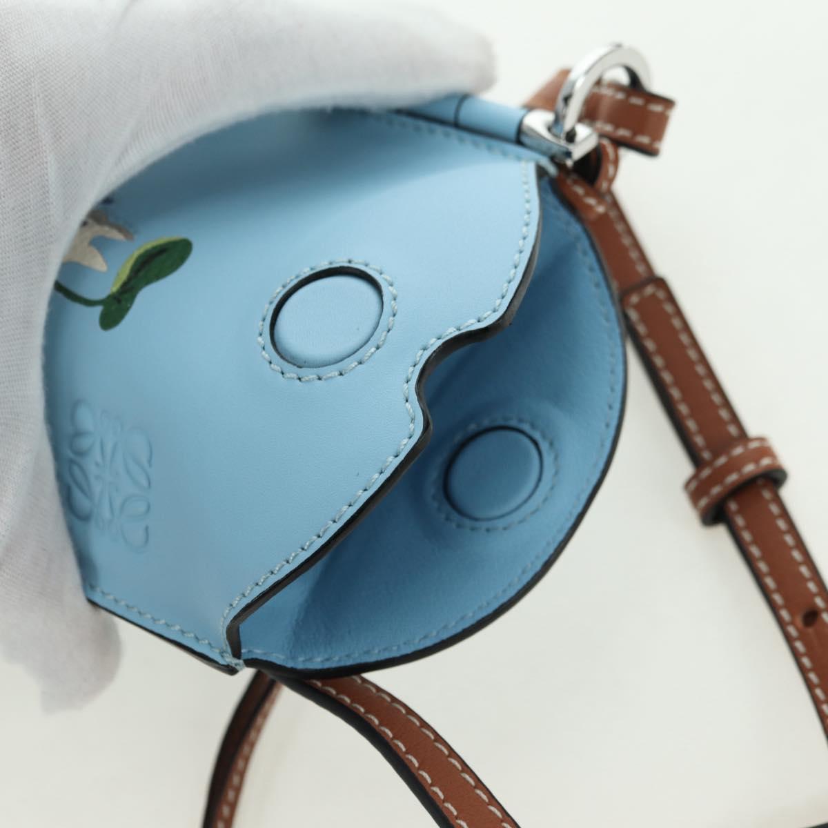 LOEWE × Ghibli My Neighbor Totoro Gate Pocket Leather Light Blue Auth 167242SM