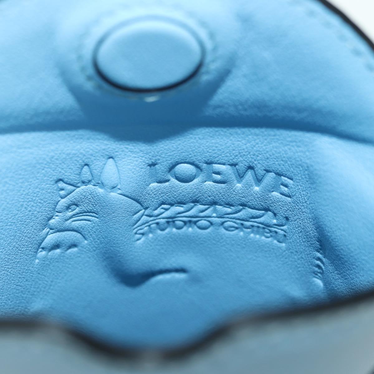 LOEWE × Ghibli My Neighbor Totoro Gate Pocket Leather Light Blue Auth 167243SM