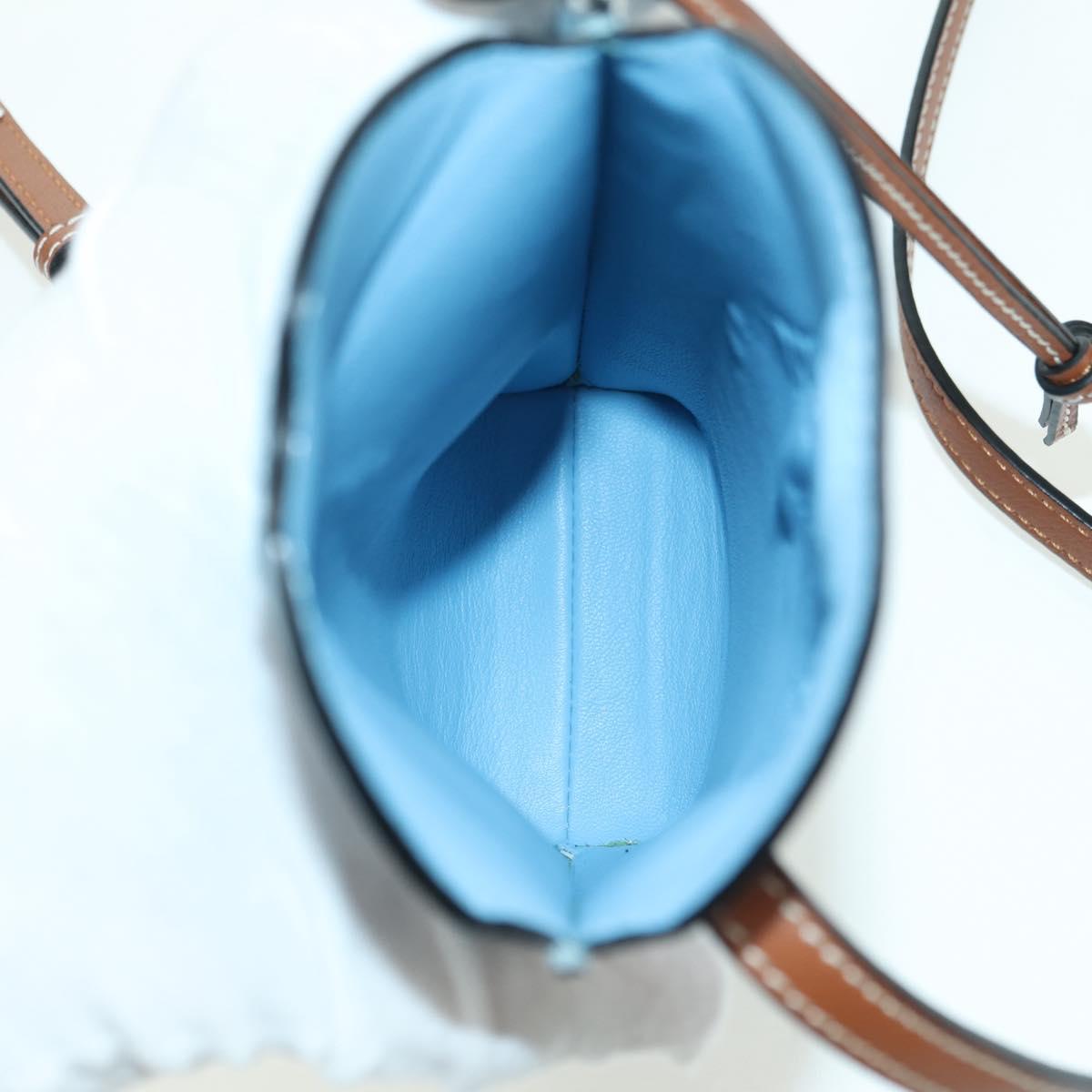 LOEWE × Ghibli My Neighbor Totoro Gate Pocket Leather Light Blue Auth 167243SM