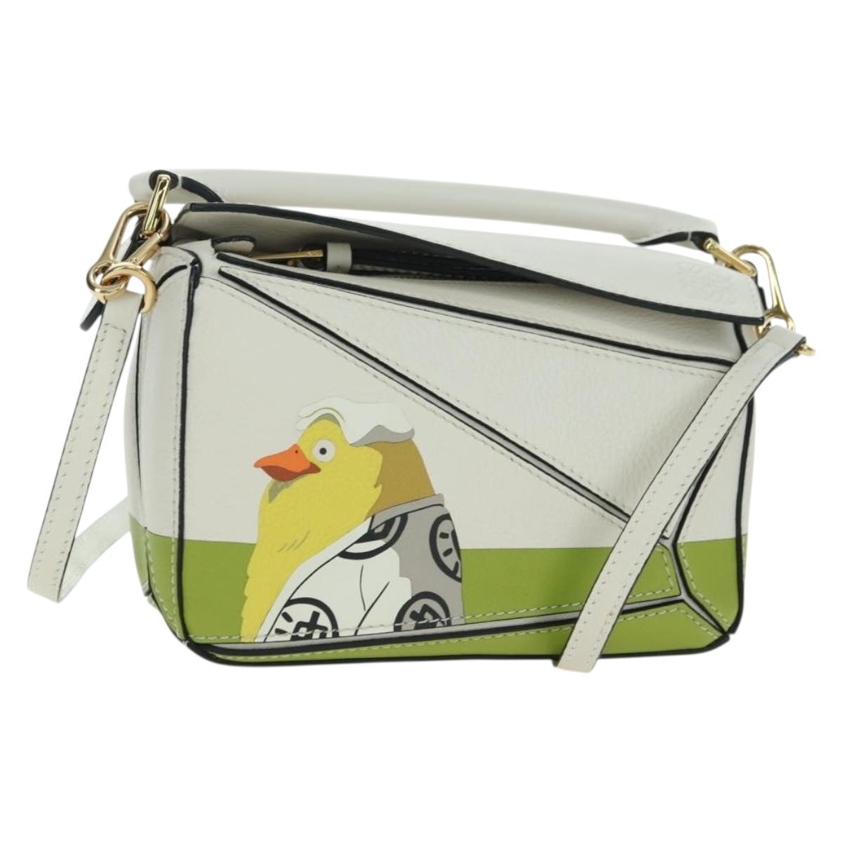 LOEWE × Ghibli Spirited Away Puzzle Bag Mini Ootori Sama 2way Auth 167244SM