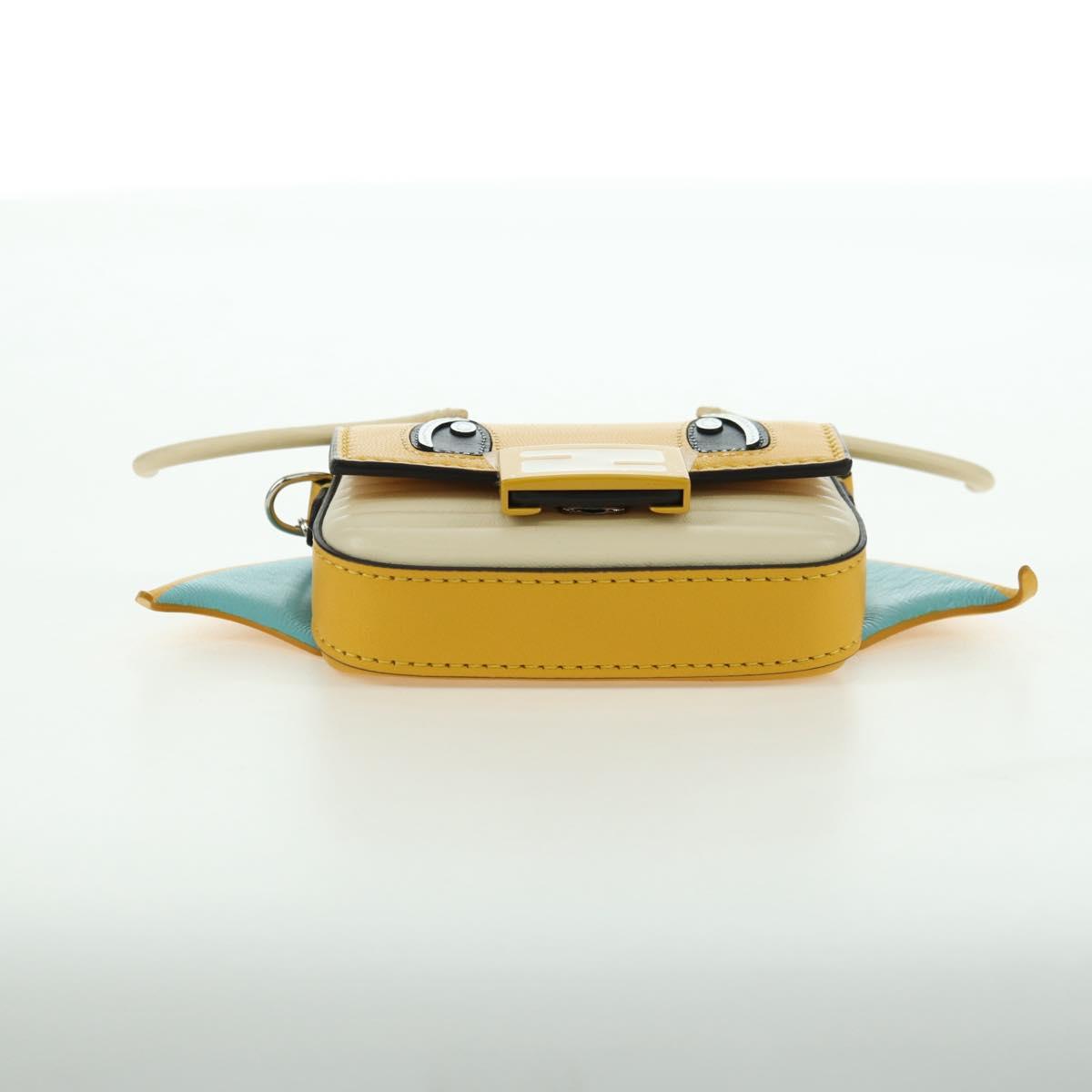 FENDI FRGMT x POKÉMON Mini Mamma Baguette Dragonite Bag Leather Auth 167248SM