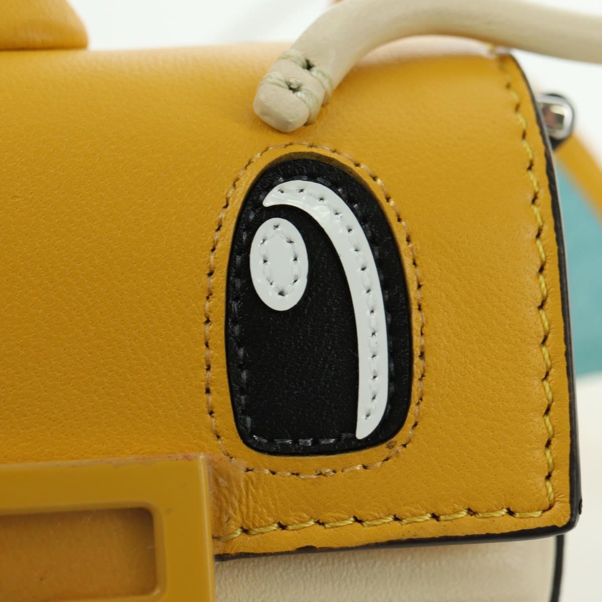 FENDI FRGMT x POKÉMON Mini Mamma Baguette Dragonite Bag Leather Auth 167248SM