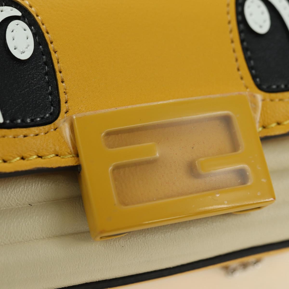 FENDI FRGMT x POKÉMON Mini Mamma Baguette Dragonite Bag Leather Auth 167248SM