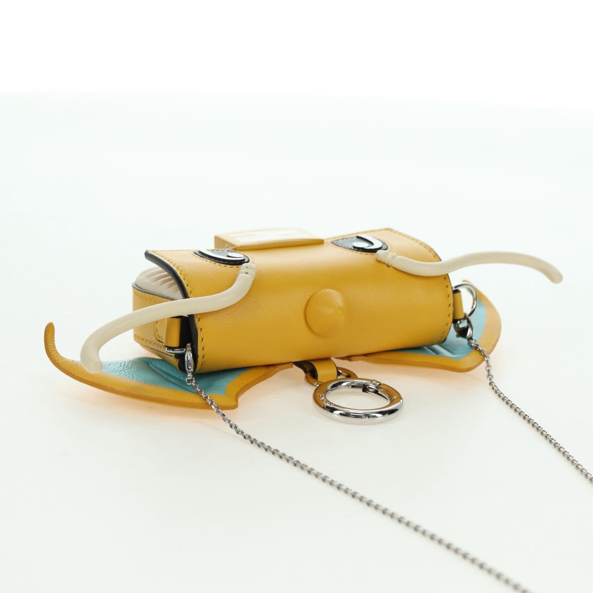 FENDI FRGMT x POKÉMON Mini Mamma Baguette Dragonite Bag Leather Auth 167248SM