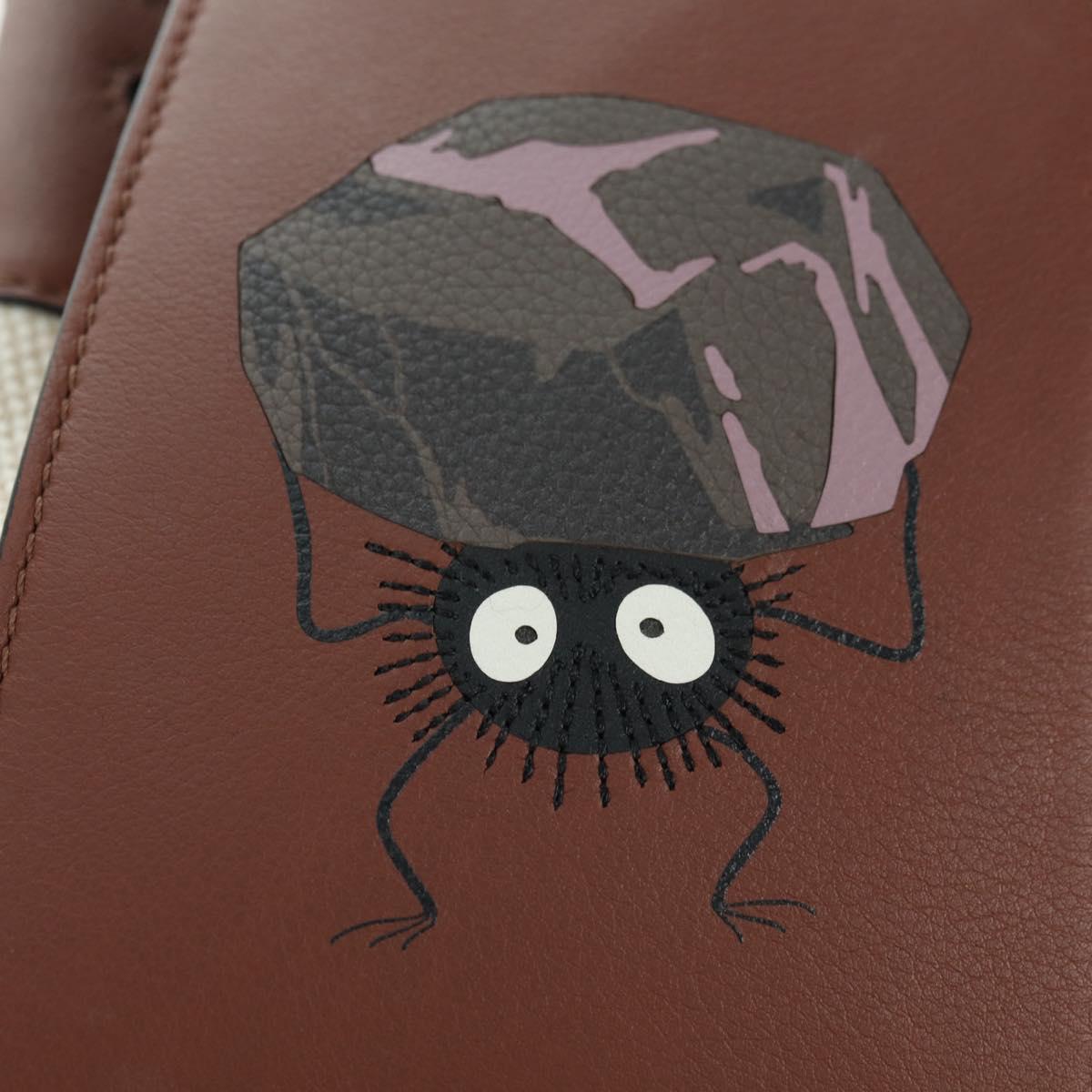 LOEWE × Ghibli Spirited Away Hammock Drawstring Bag Soot Sprites Auth 167249SM