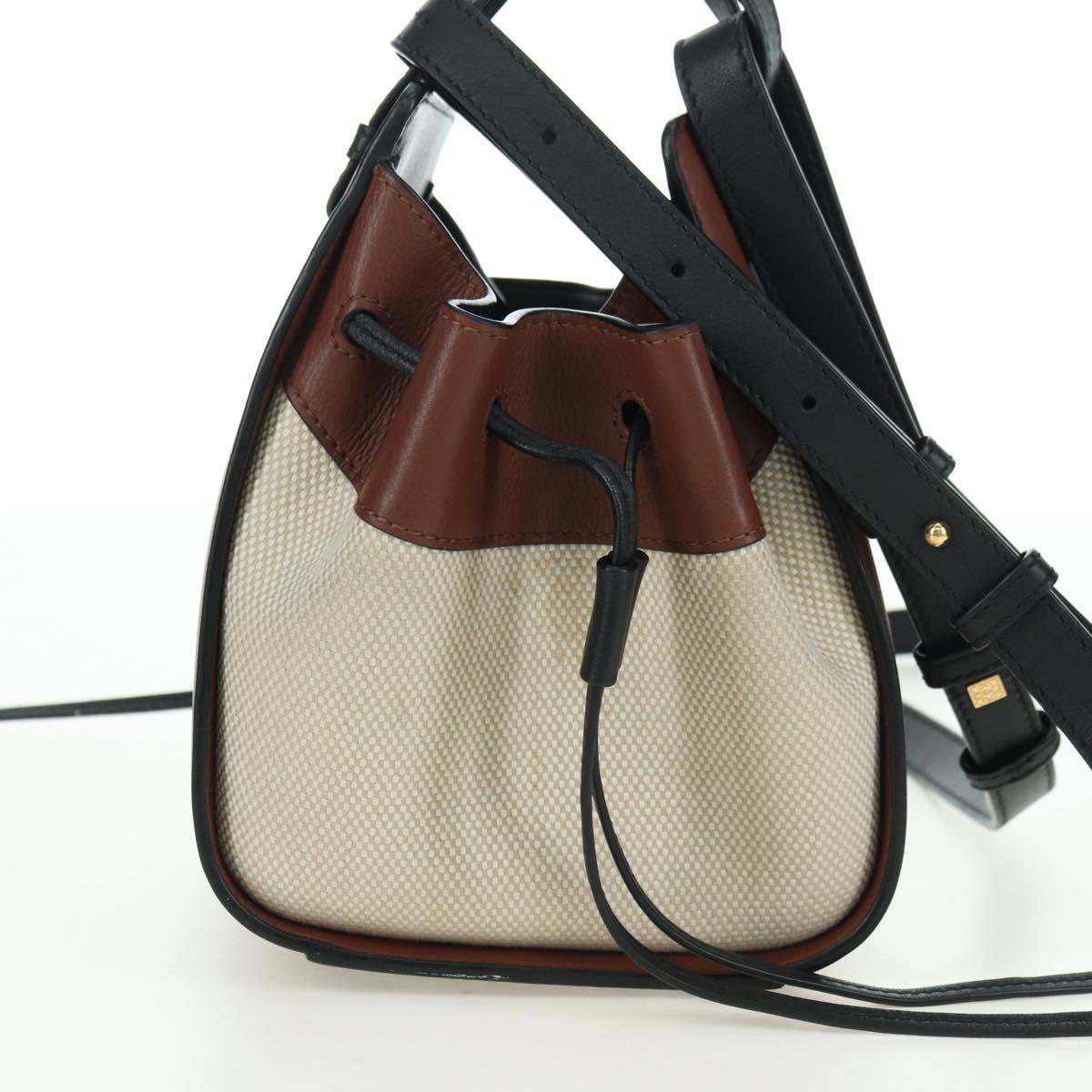 LOEWE × Ghibli Spirited Away Hammock Drawstring Bag Soot Sprites Auth 167249SM