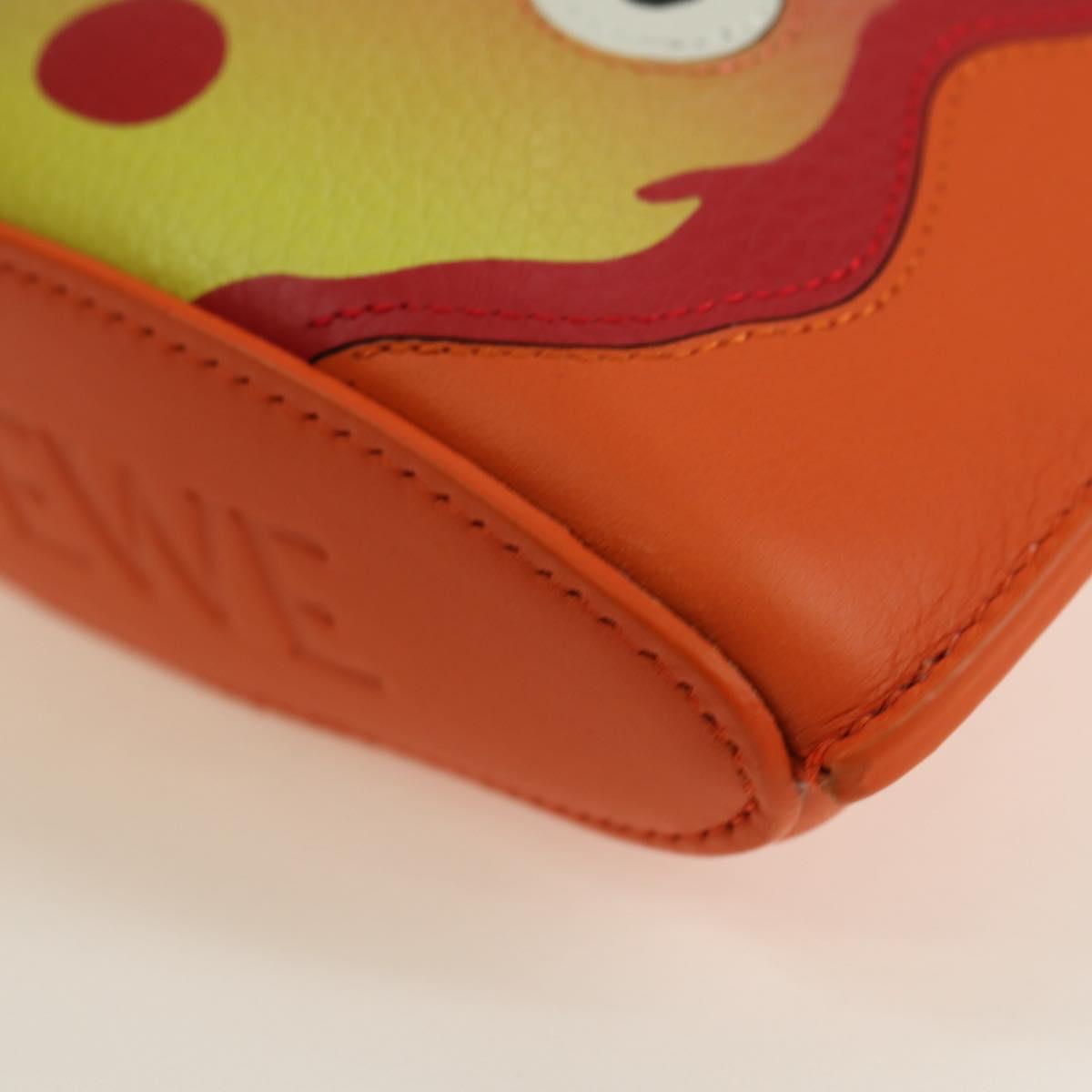 LOEWE × Ghibli Howl's Moving Castle Pebble Dice Pocket Calcifer Auth 167251SM