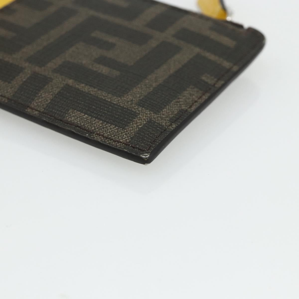 FENDI x FRGMT x POKÉMON Zucca Canvas Dragonfly Coin Purse Black Auth 167258SM
