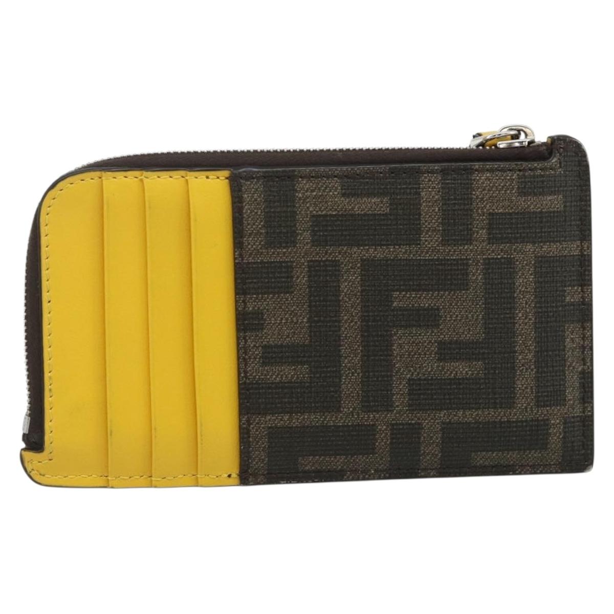 FENDI x FRGMT x POKÉMON Zucca Canvas Dragonfly Coin Purse Black Auth 167258SM