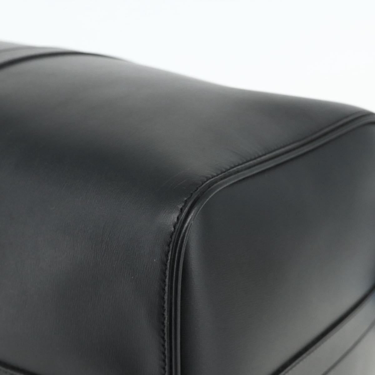 LOUIS VUITTON Flag Keepall Bandouliere 50 Bag Leather Black M55268 Auth 167262SM