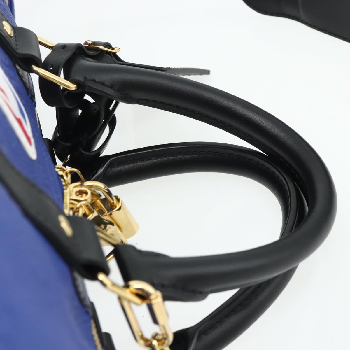 LOUIS VUITTON Monogram LVxNBA Keepall Bandouliere 50 Blue M21105 Auth 167266SM
