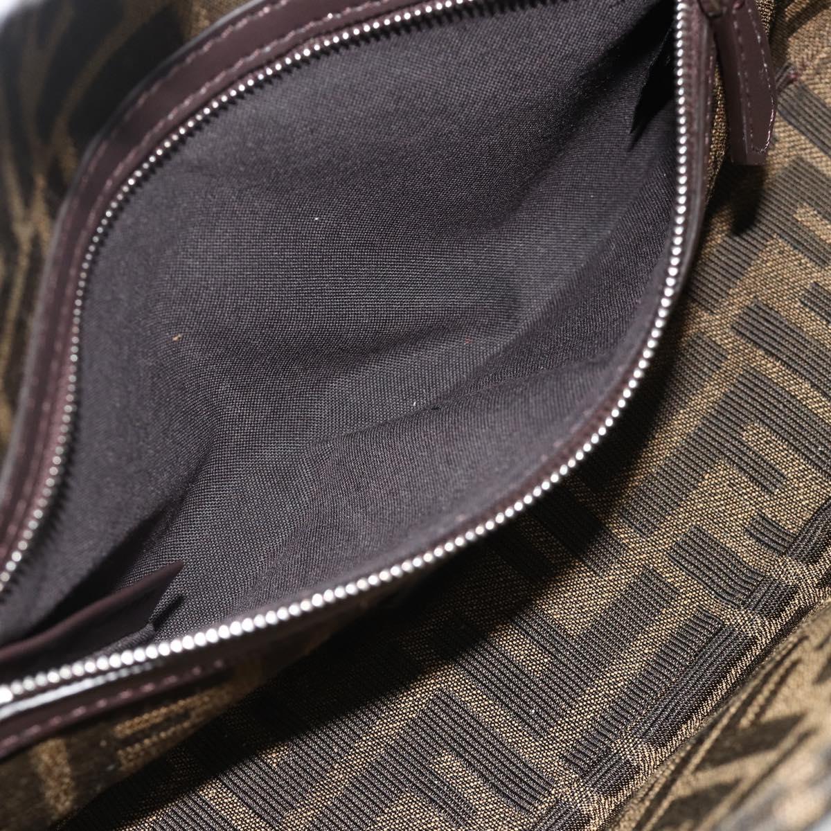 FENDI Zucca Canvas FRGMT x POKÉMON Mamma Baguette Dragonite Black Auth 167269SM